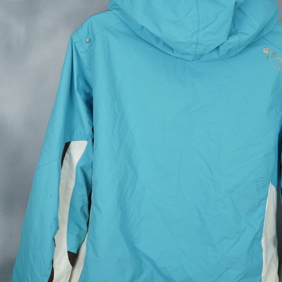 Descente Couture Blue and White Ski & Snow Jacket - Picture 12 of 16